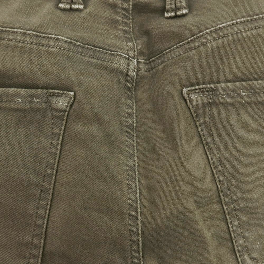 【中古】トラマロッサ Tramarossa ストレッチ コットンポリエステル デニムパンツ グレイッシュオリーブ【 34 】【 状態ランクC 】【 メンズ 】