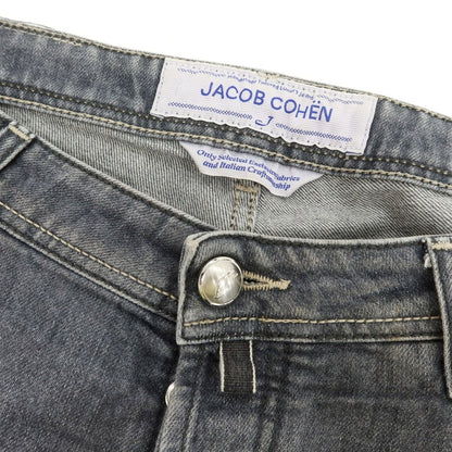 【中古】ヤコブコーエン JACOB COHEN J688 ストレッチ コットン ジーンズ デニムパンツ グレー【 36 】【 状態ランクC 】【 メンズ 】