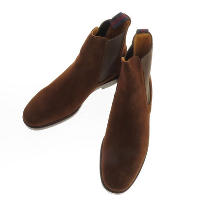 【中古】サンダース SANDERS LIAM スエード サイドゴアブーツ ブラウン【 8 】【 状態ランクA 】【 メンズ 】