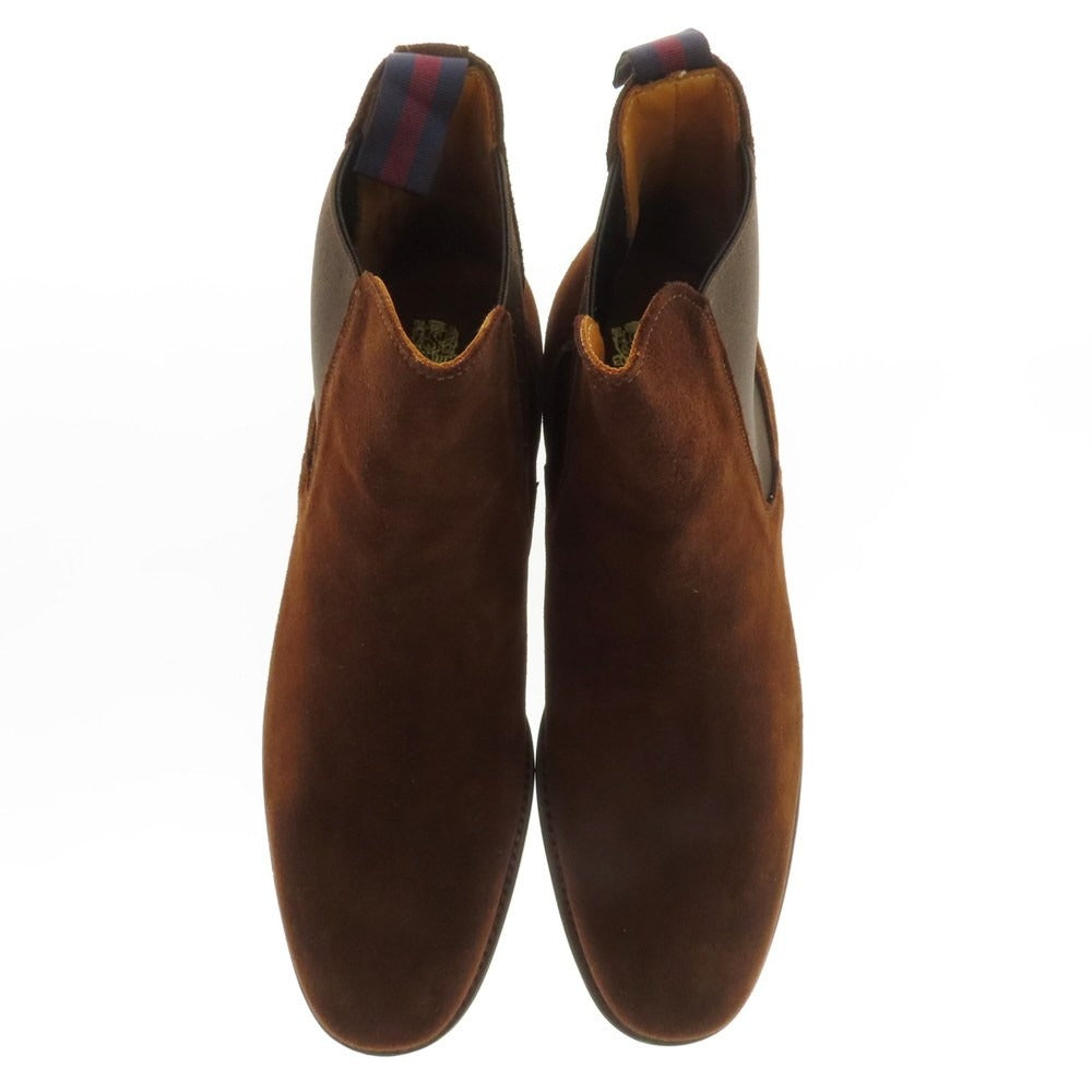 【中古】サンダース SANDERS LIAM スエード サイドゴアブーツ ブラウン【 8 】【 状態ランクA 】【 メンズ 】