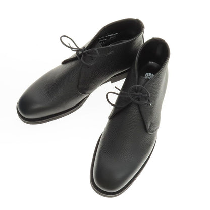 【中古】【未使用】サンダース SANDERS Milan グレインレザー ブーツ ブラック【 8 】【 状態ランクS 】【 メンズ 】