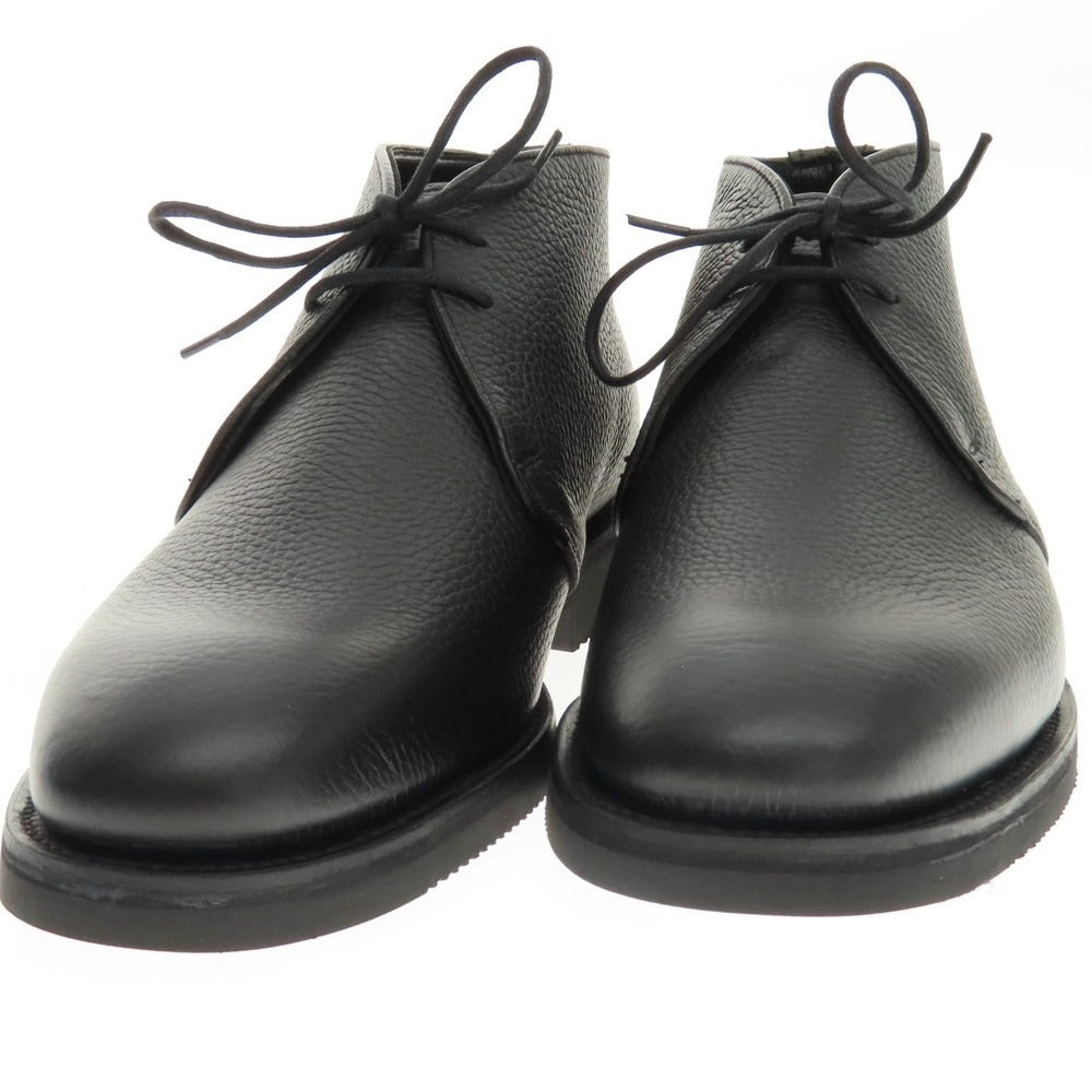 【中古】【未使用】サンダース SANDERS Milan グレインレザー ブーツ ブラック【 8 】【 状態ランクS 】【 メンズ 】