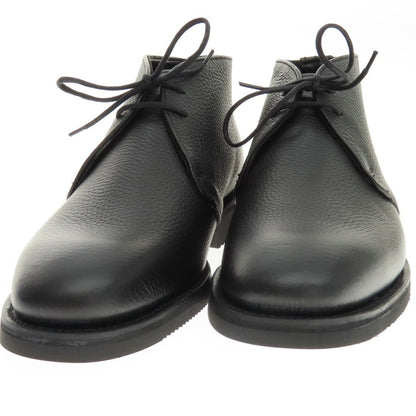 【中古】【未使用】サンダース SANDERS Milan グレインレザー ブーツ ブラック【 8 】【 状態ランクS 】【 メンズ 】