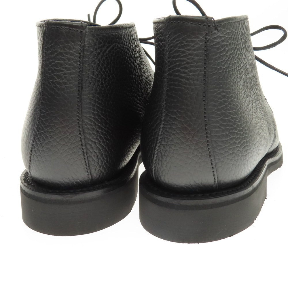 【中古】【未使用】サンダース SANDERS Milan グレインレザー ブーツ ブラック【 8 】【 状態ランクS 】【 メンズ 】