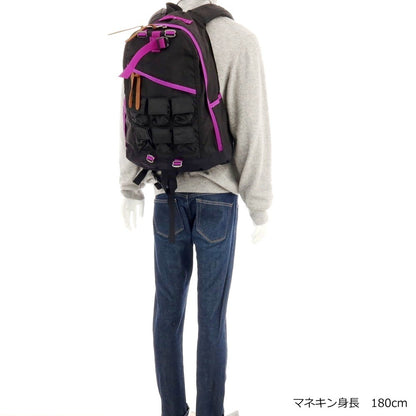 【中古】ネクサスセブン NEXUSVII × GREGORY × GENERAL RESEARCH DAYPACK PARASITE コーデュラナイロン バックパック・リュック ブラックxパープル【 状態ランクA 】【 メンズ 】