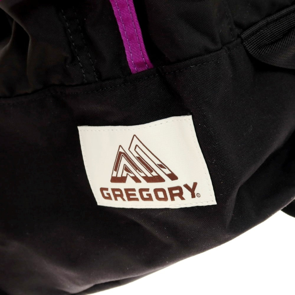 【中古】ネクサスセブン NEXUSVII × GREGORY × GENERAL RESEARCH DAY &amp; HALF PACK PARASITE コーデュラナイロン バックパック・リュック ブラックxパープル【 状態ランクA 】【 メンズ 】