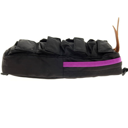 【中古】ネクサスセブン NEXUSVII × GREGORY × GENERAL RESEARCH SINGLE POCKET PARASITE コーデュラナイロン デイパック ブラックxパープル【 状態ランクA 】【 メンズ 】