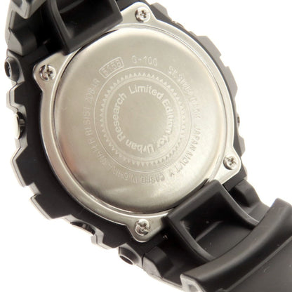 【中古】【未使用】ジーショック G-SHOCK URBAN RESEARCH別注 20周年記念 G-100 腕時計 マットブラック【 状態ランクS 】【 メンズ 】