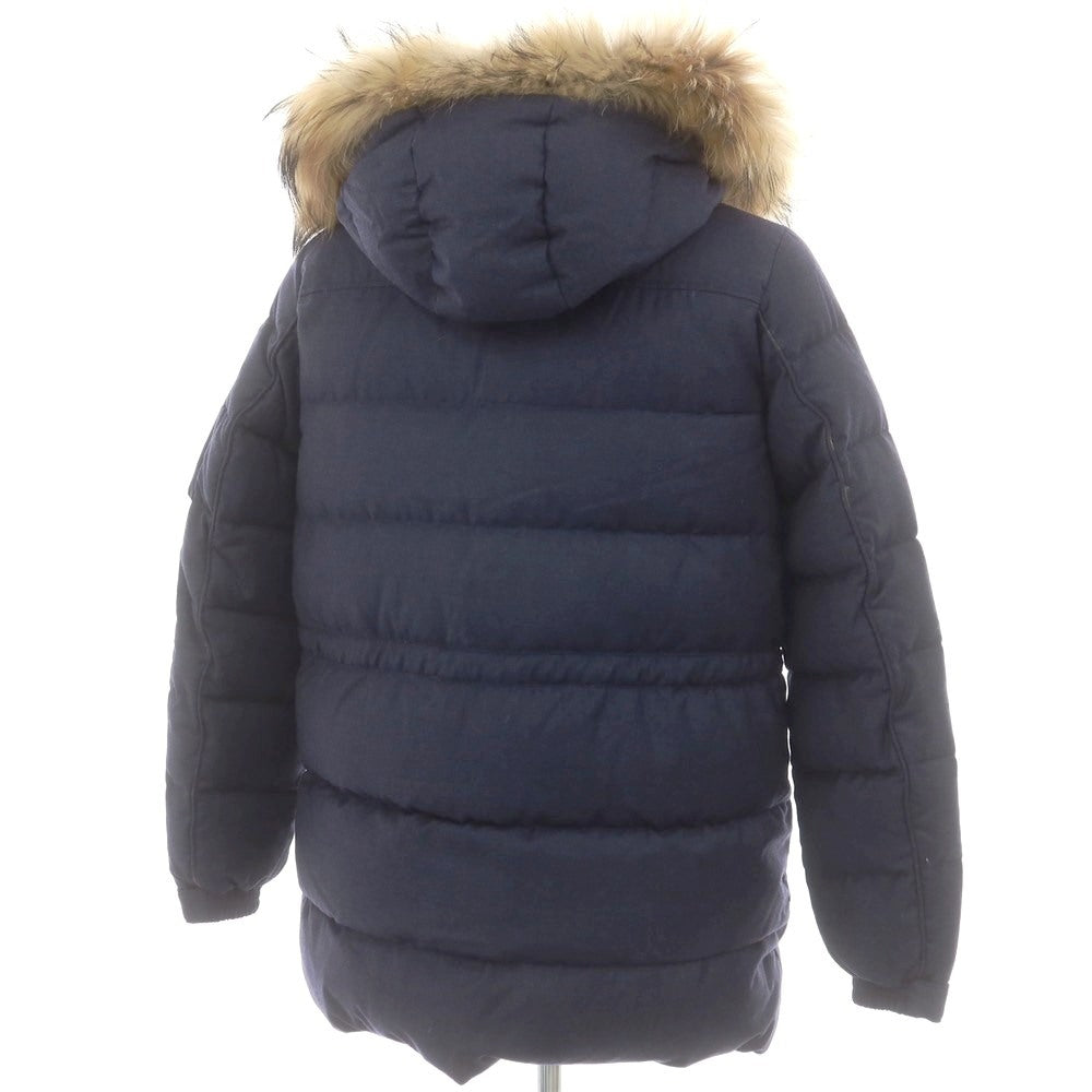 【中古】タトラス TATRAS ウールシルク ダウンコート ネイビー【 1 】【 状態ランクB 】【 メンズ 】