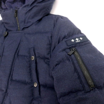 【中古】タトラス TATRAS ウールシルク ダウンコート ネイビー【 1 】【 状態ランクB 】【 メンズ 】