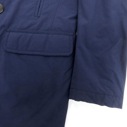 【中古】ミダ M.I.D.A. ポリエステルナイロン ダブルブレスト ダウンコート ネイビー【サイズ46】【 状態ランクB 】【 メンズ 】 [DPD]