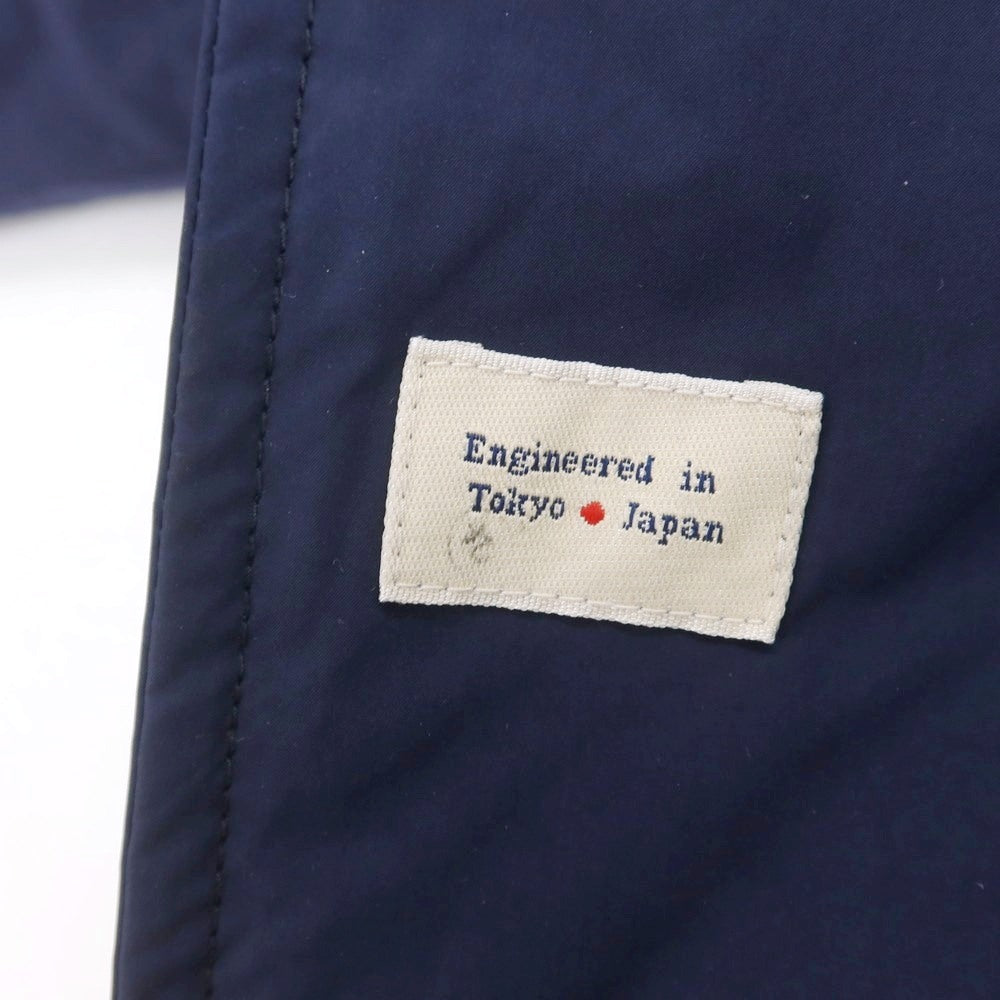 【中古】ミダ M.I.D.A. ポリエステルナイロン ダブルブレスト ダウンコート ネイビー【 46 】【 状態ランクB 】【 メンズ 】