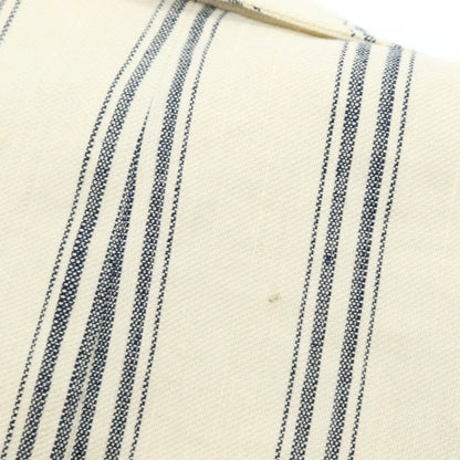 【中古】エルネスト ernesto GFB リネンコットンシルク ストライプ 2B カジュアルジャケット アイボリーxネイビー【 48 】【 状態ランクB 】【 メンズ 】