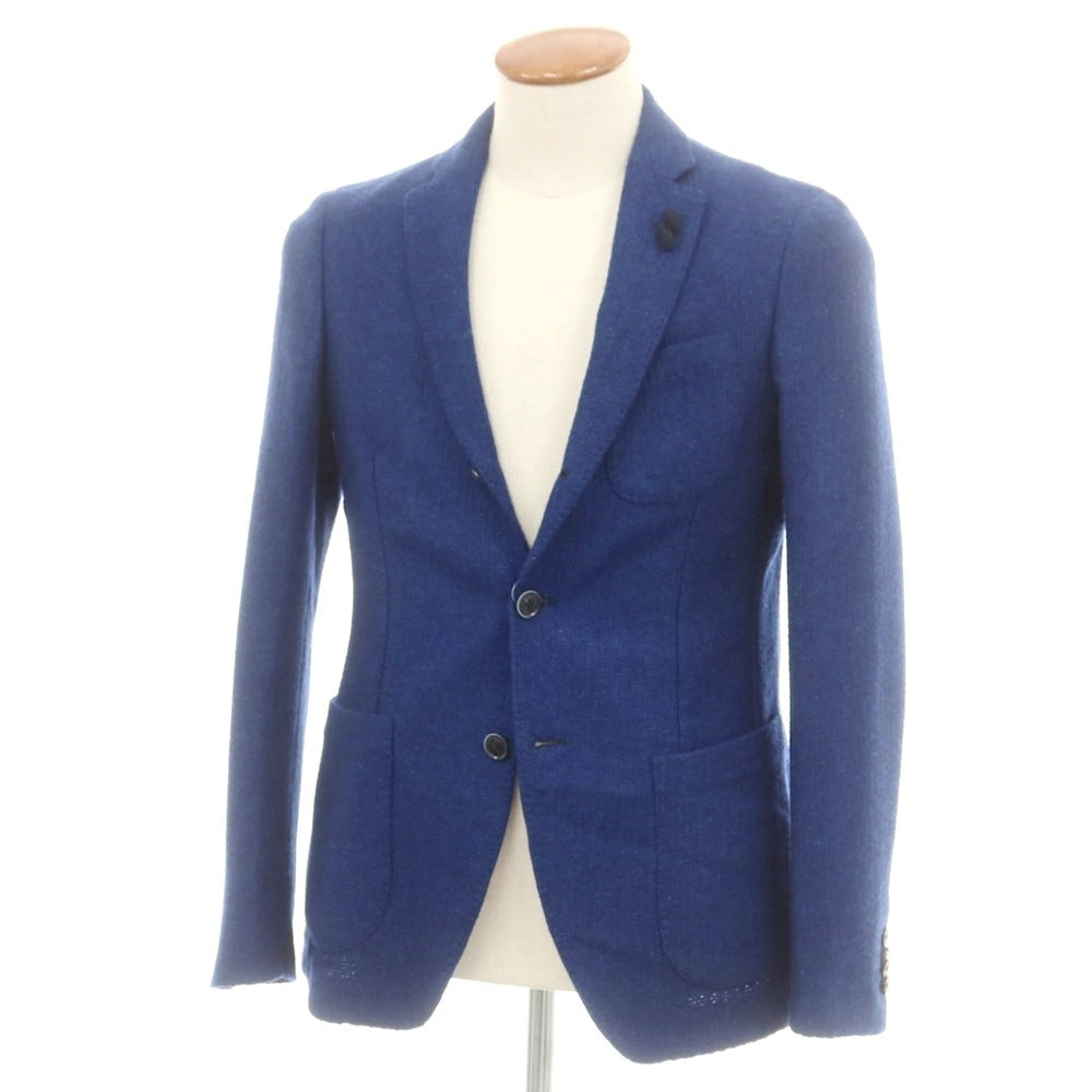 【中古】アルテア Altea ウール カジュアルジャケット ブルーネイビー【 46 】【 状態ランクB 】【 メンズ 】