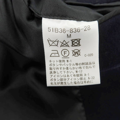 【中古】ブラックレーベル クレストブリッジ BLACK LABELCRESTBRIDGE ウールナイロン チェスターフィールドコート ネイビー【 M 】【 状態ランクB 】【 メンズ 】