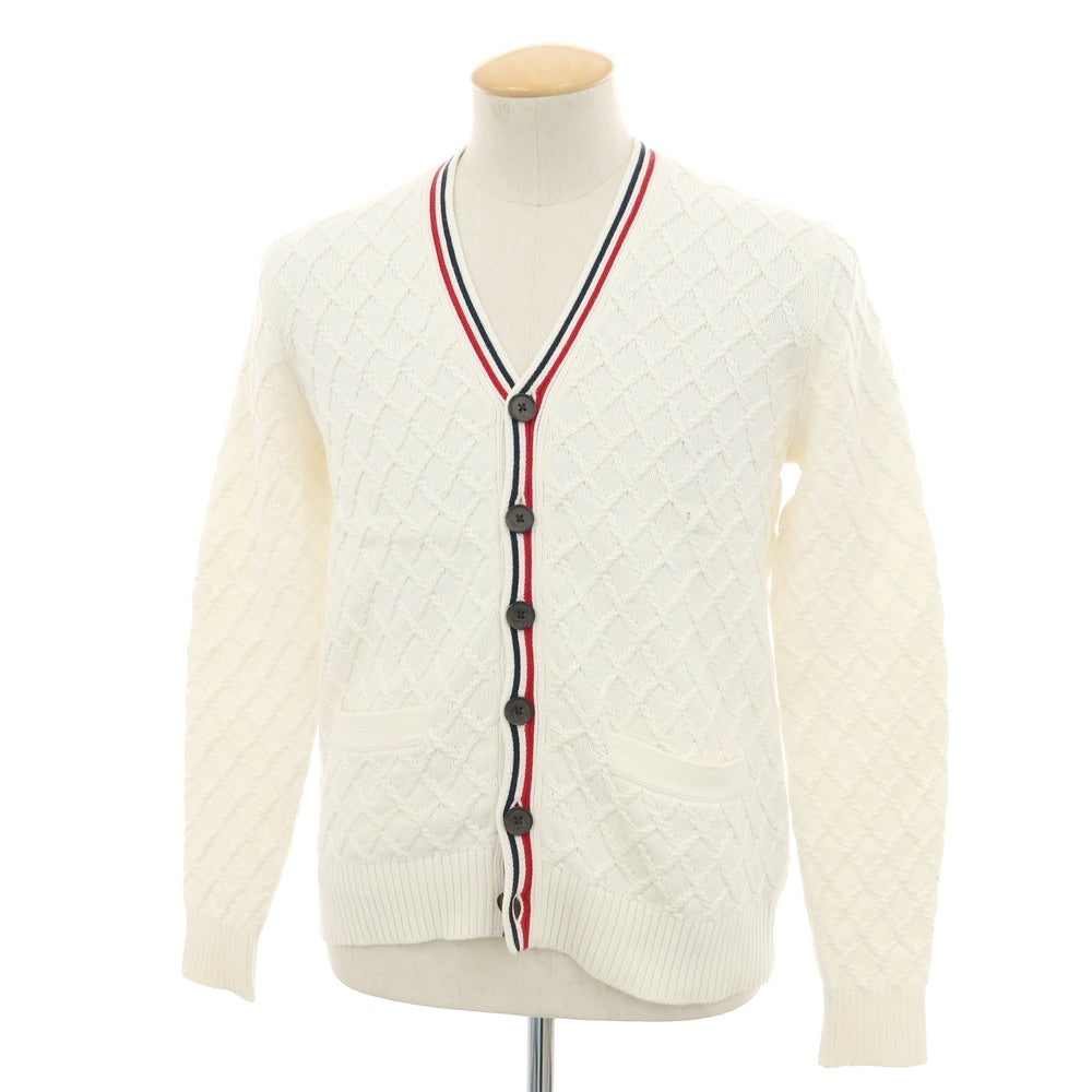 【中古】ブルックス ブラザーズ レッド フリース Brooks Brothers Red Fleece コットン カーディガン ホワイト【サイズXS】【 状態ランクC 】【 メンズ 】 [DPD]
