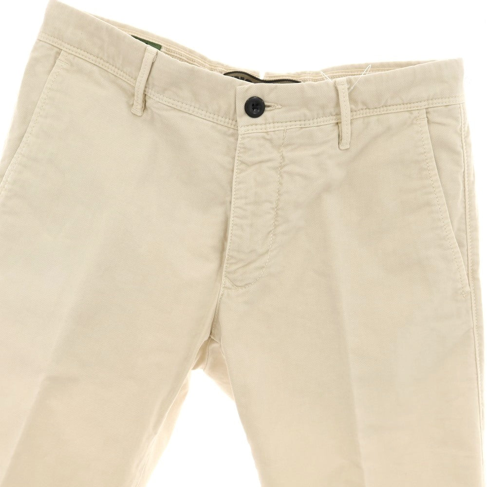【中古】インコテックス スラックス INCOTEX SLACKS ストレッチ コットン カジュアルスラックスパンツ ベージュ【サイズ30】【 状態ランクC 】【 メンズ 】[CPD]