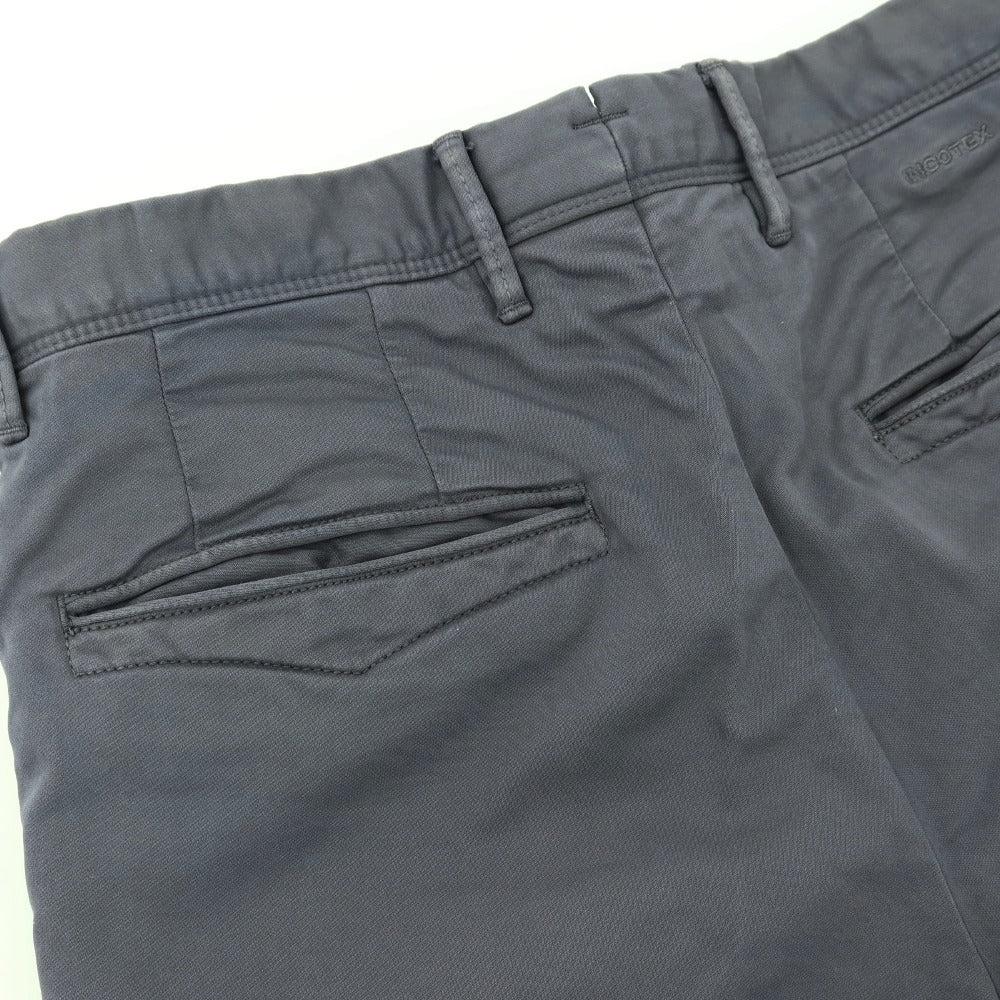 【中古】インコテックス スラックス INCOTEX SLACKS ストレッチ コットン カジュアルスラックスパンツ グレー【 29 】【 状態ランクC 】【 メンズ 】