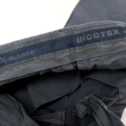 【中古】インコテックス スラックス INCOTEX SLACKS ストレッチ コットン カジュアルスラックスパンツ グレー【 29 】【 状態ランクC 】【 メンズ 】