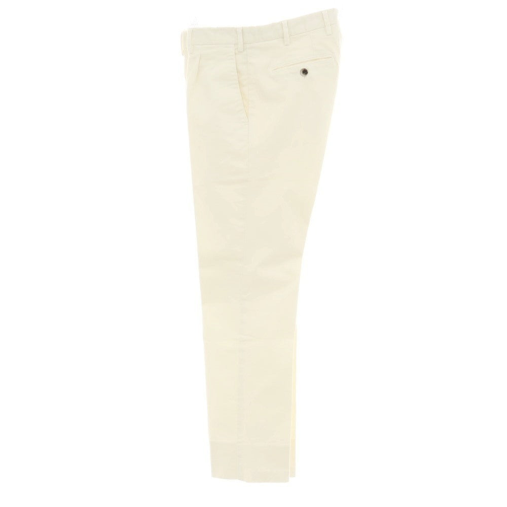 【中古】ジェルマーノ GERMANO ストレッチ コットン カジュアルスラックスパンツ クリーム【 44 】【 状態ランクB 】【 メンズ 】