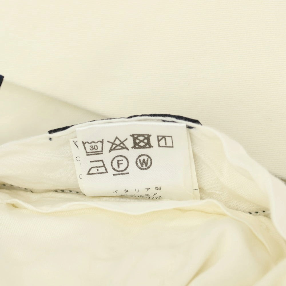 【中古】ジェルマーノ GERMANO ストレッチ コットン カジュアルスラックスパンツ クリーム【 44 】【 状態ランクB 】【 メンズ 】