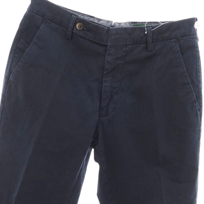 【中古】ベルウィッチ BERWICH ストレッチ コットン カジュアルスラックスパンツ ネイビー【 46 】【 状態ランクB 】【 メンズ 】