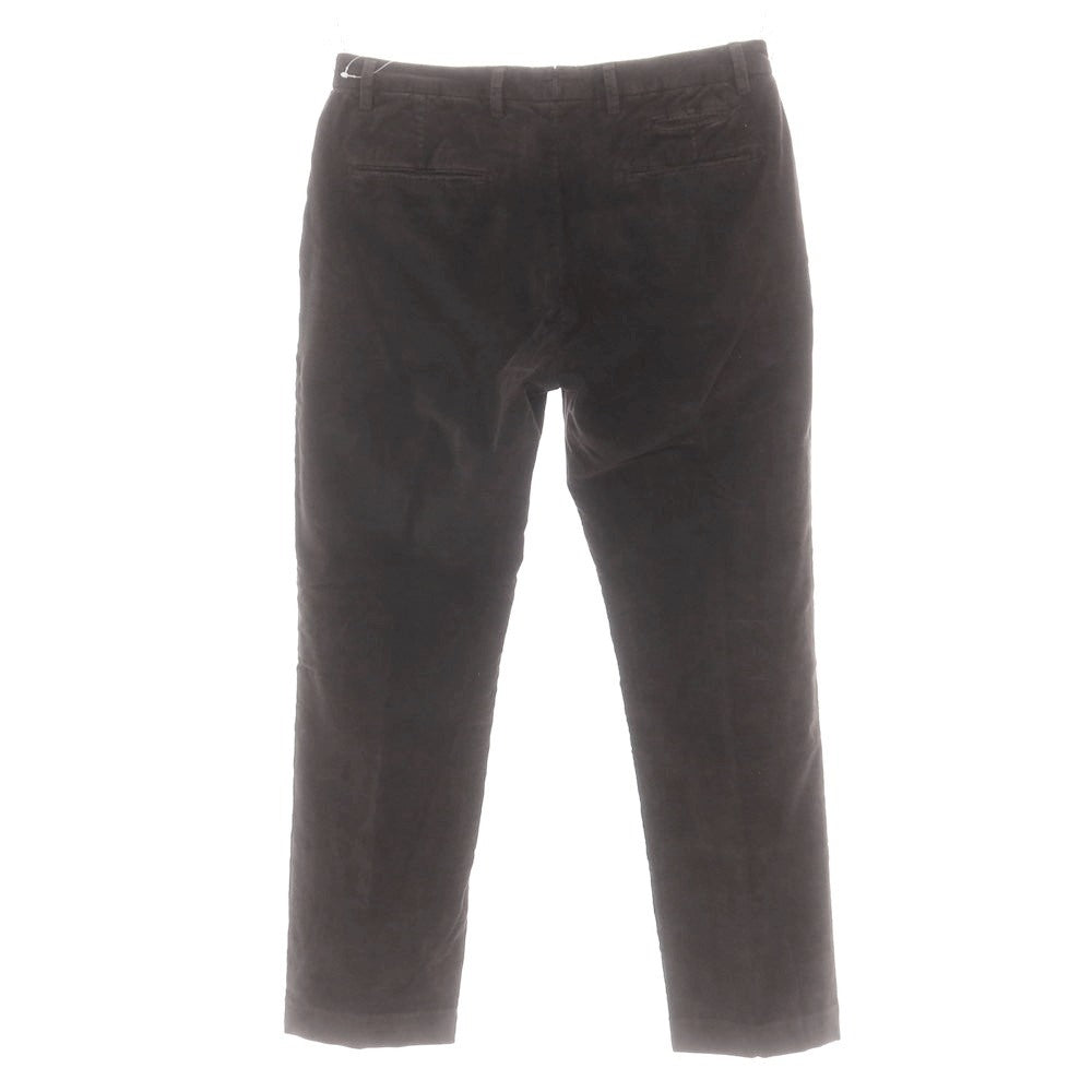 【中古】ブリリア1949 BRIGLIA 1949 ストレッチ コットン カジュアルスラックスパンツ ダークブラウン【サイズ45】【 状態ランクC 】【 メンズ 】 [DPD]