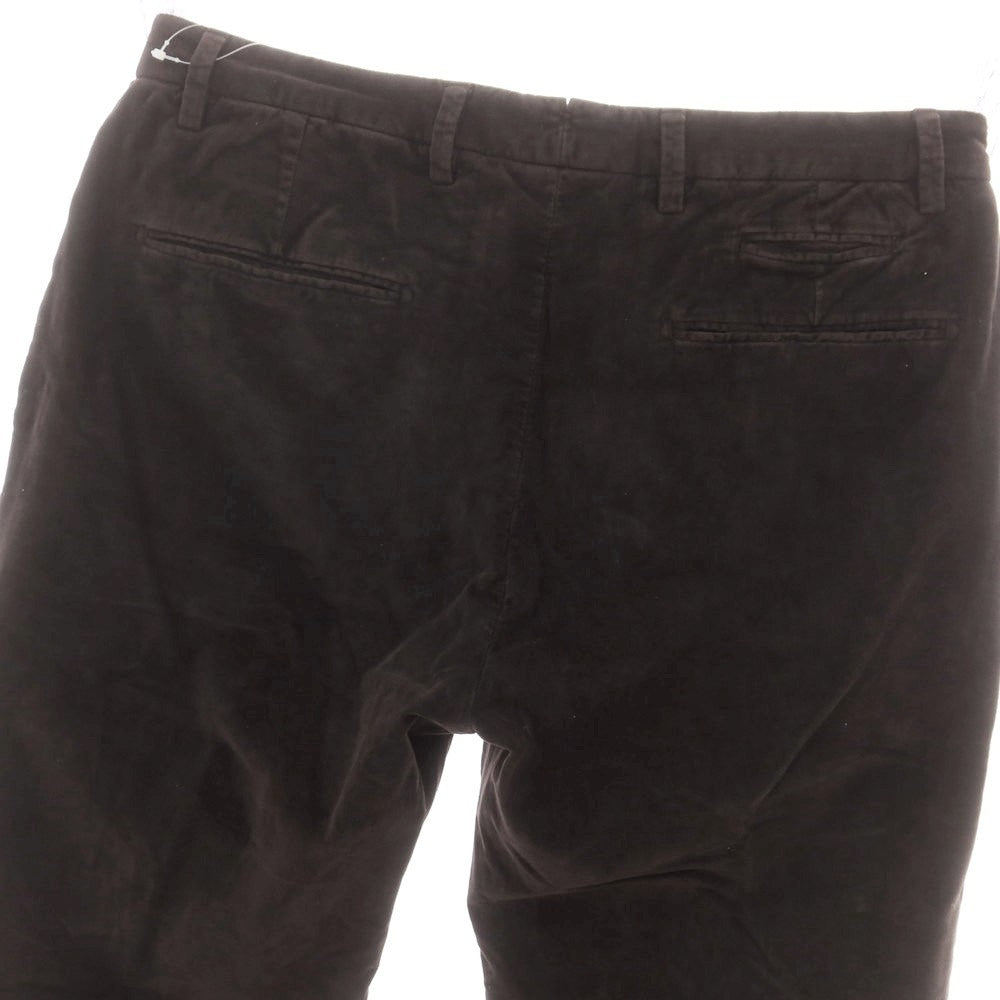 【中古】ブリリア1949 BRIGLIA 1949 ストレッチ コットン カジュアルスラックスパンツ ダークブラウン【 45 】【 状態ランクC 】【 メンズ 】