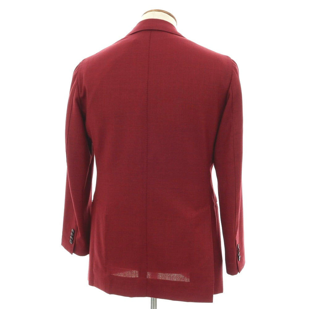 【中古】ルカ グラシア Luca Grassia ウール 3B テーラードジャケット レッドxネイビー【 48 】【 状態ランクA 】【 メンズ 】