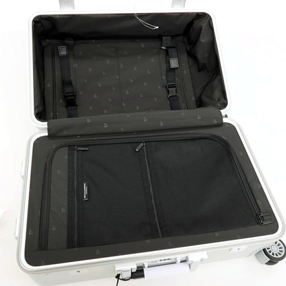 【中古】【未使用】ゼロハリバートン ZERO HALLIBURTON Heritage Line Continental Carry-On アルミニウム スーツケース シルバー【 34L 】【 状態ランクS 】【 メンズ 】