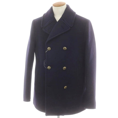 【中古】【未使用】チルコロ1901 CIRCOLO 1901 ウール ピーコート ネイビー【 48 】【 状態ランクS 】【 メンズ 】