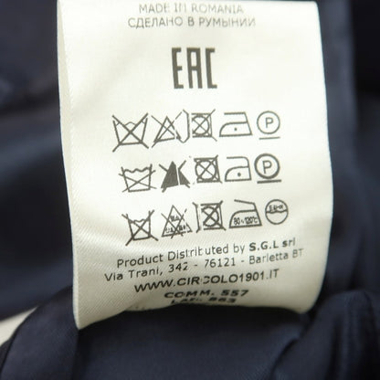 【中古】【未使用】チルコロ1901 CIRCOLO 1901 ウール ピーコート ネイビー【 48 】【 状態ランクS 】【 メンズ 】