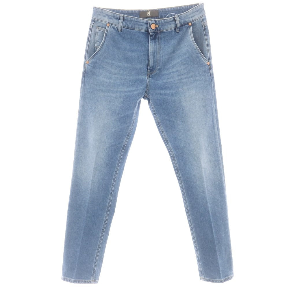 【中古】ピーティートリノ デニム PT TORINO DENIM INDIE ストレッチ コットン ジーンズ デニムパンツ ライトブルー【 33 】【 状態ランクA 】【 メンズ 】