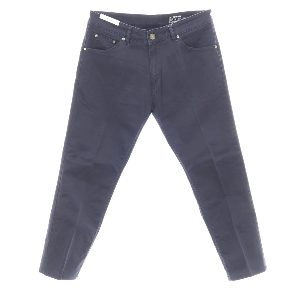 【中古】ピーティートリノ デニム PT TORINO DENIM REGGAE ストレッチ コットンリヨセル 5ポケットパンツ ライトネイビー【 33 】【 状態ランクC 】【 メンズ 】