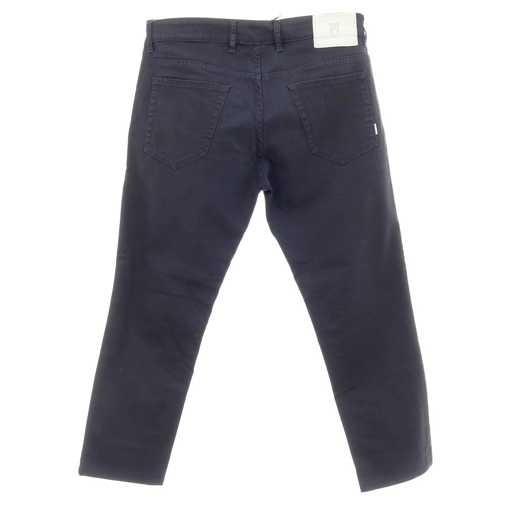 【中古】ピーティートリノ デニム PT TORINO DENIM INDIE ストレッチ コットンセルロース カジュアルスラックスパンツ ネイビー【 33 】【 状態ランクC 】【 メンズ 】