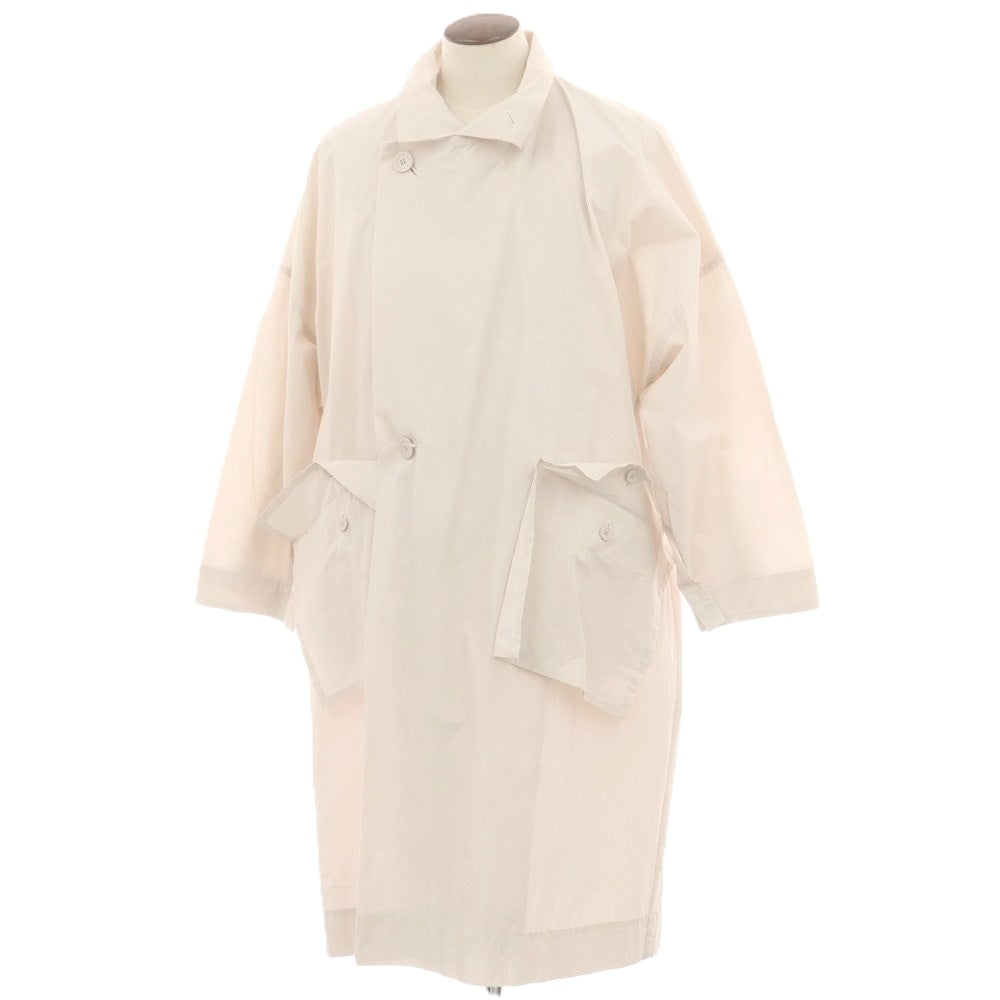 【中古】オム プリッセ イッセイミヤケ HOMME PLISSE ISSEY MIYAKE 2025年春夏 スタンドカラー ロングコート ミスティーローズ【 表記なし（L位） 】【 状態ランクA 】【 メンズ 】
