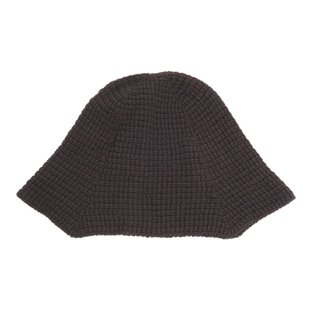 【中古】オム プリッセ イッセイミヤケ HOMME PLISSE ISSEY MIYAKE 2026年春夏 ニット クロシェ ハット ダークブラウン系【 状態ランクA 】【 メンズ 】