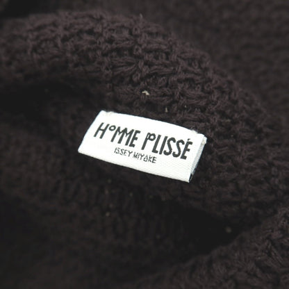 【中古】オム プリッセ イッセイミヤケ HOMME PLISSE ISSEY MIYAKE 2026年春夏 ニット クロシェ ハット ダークブラウン系【 状態ランクA 】【 メンズ 】