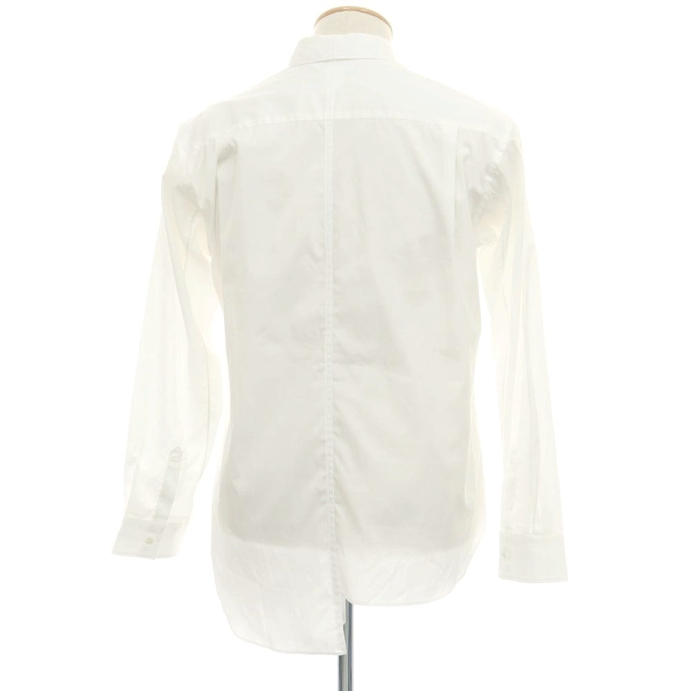 【中古】【未使用】コムデギャルソンシャツ COMME des GARCONS SHIRT 2025年春夏 × Disney コットン アシンメトリーヘム レギュラーカラー カジュアルシャツ ホワイト【 サイズXS 】【 状態ランクS 】【 メンズ 】 [APD]