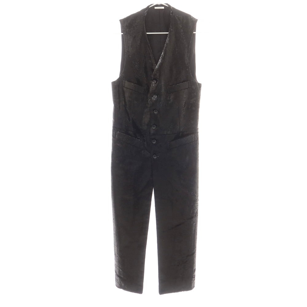 【中古】コムデギャルソンオムプリュス COMME des GARCONS HOMME PLUS 2025年春夏 ロングベスト ジレ ブラック【サイズS】【 状態ランクA 】【 メンズ 】 [CPD]
