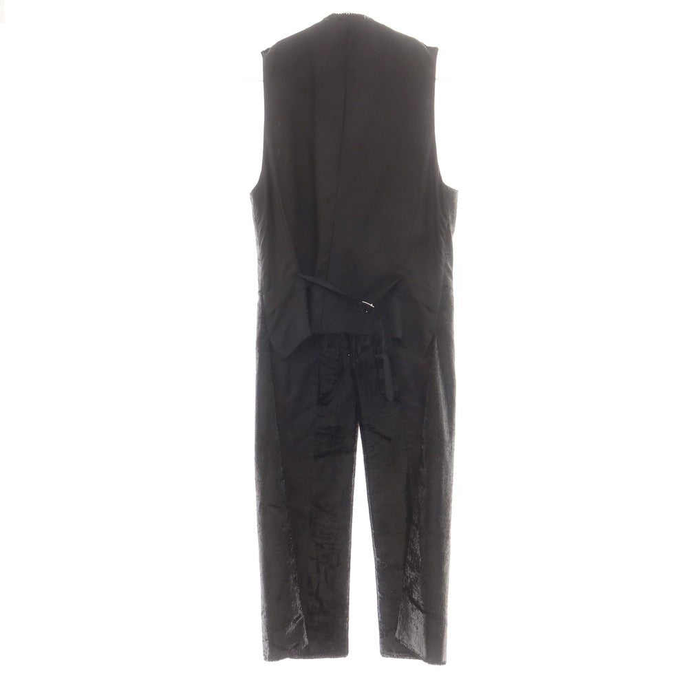 【中古】コムデギャルソンオムプリュス COMME des GARCONS HOMME PLUS 2025年春夏 ロングベスト ジレ ブラック【 S 】【 状態ランクA 】【 メンズ 】