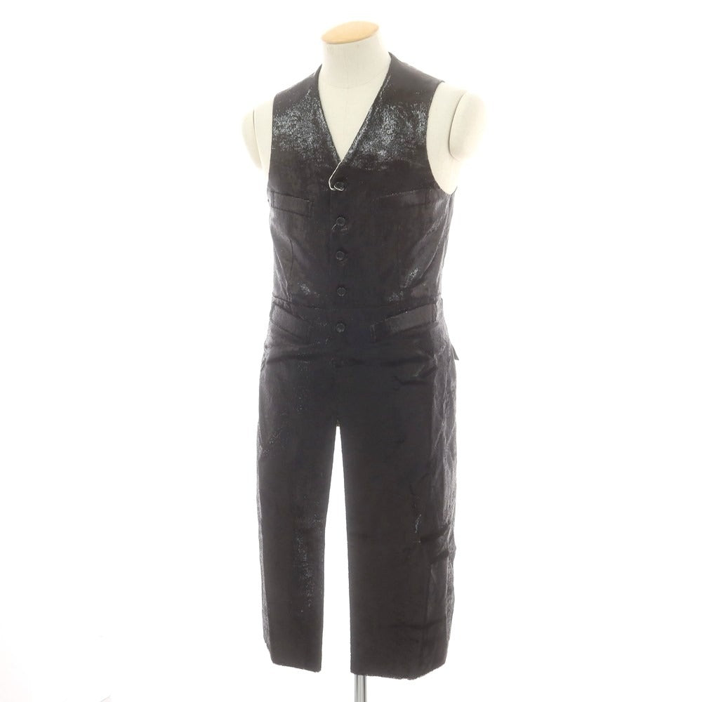 【中古】コムデギャルソンオムプリュス COMME des GARCONS HOMME PLUS 2025年春夏 ロングベスト ブラック【サイズS】【 状態ランクA 】【 メンズ 】 [CPD]