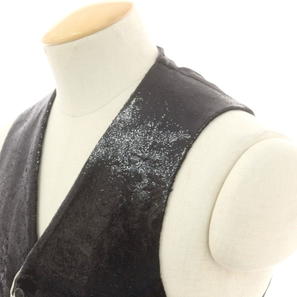 【中古】コムデギャルソンオムプリュス COMME des GARCONS HOMME PLUS 2025年春夏 ロングベスト ブラック【サイズS】【 状態ランクA 】【 メンズ 】 [CPD]