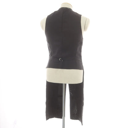 【中古】コムデギャルソンオムプリュス COMME des GARCONS HOMME PLUS 2025年春夏 ロングベスト ブラック【 S 】【 状態ランクA 】【 メンズ 】