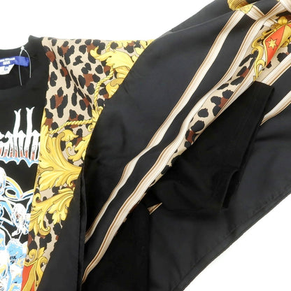 【中古】【未使用】ジュンヤワタナベ マン JUNYA WATANABE MAN 2025年春夏 BLACK SABBATH シルクスカーフ 半袖Ｔシャツ ブラック【 S 】【 状態ランクS 】【 メンズ 】