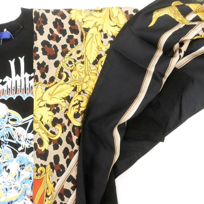 【中古】【未使用】ジュンヤワタナベ マン JUNYA WATANABE MAN 2025年春夏 BLACK SABBATH シルクスカーフ 半袖Ｔシャツ ブラック【 M 】【 状態ランクS 】【 メンズ 】