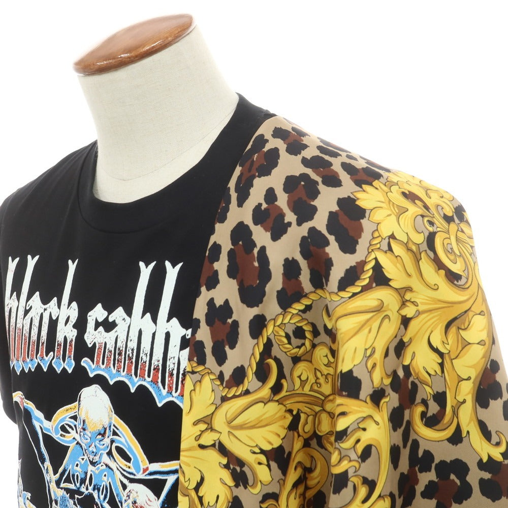 【中古】【未使用】ジュンヤワタナベ マン JUNYA WATANABE MAN 2025年春夏 BLACK SABBATH シルクスカーフ 半袖Ｔシャツ ブラック【 M 】【 状態ランクS 】【 メンズ 】