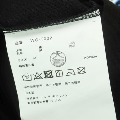 【中古】【未使用】ジュンヤワタナベ マン JUNYA WATANABE MAN 2025年春夏 BLACK SABBATH シルクスカーフ 半袖Ｔシャツ ブラック【 M 】【 状態ランクS 】【 メンズ 】