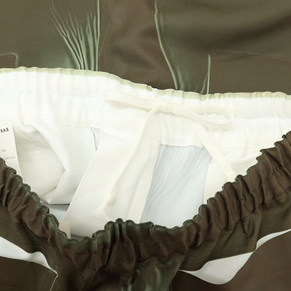 【中古】コムデギャルソンシャツ COMME des GARCONS SHIRT 2025年春夏 ペイント ポリエステル イージーパンツ オリーブ【 XS 】【 状態ランクA 】【 メンズ 】