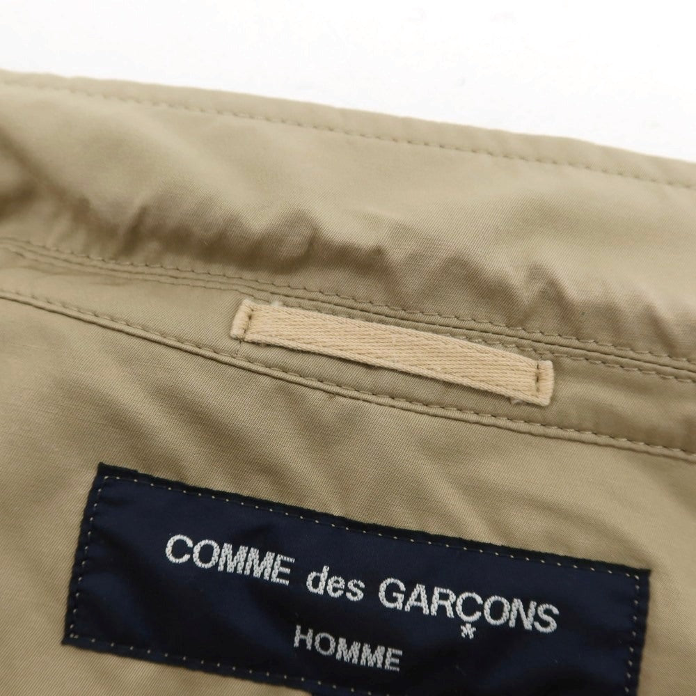 【中古】コムデギャルソンオム COMME des GARCONS HOMME 2020年秋冬 コットンナイロン カジュアルジャケット ダークベージュ【 M 】【 状態ランクC 】【 メンズ 】